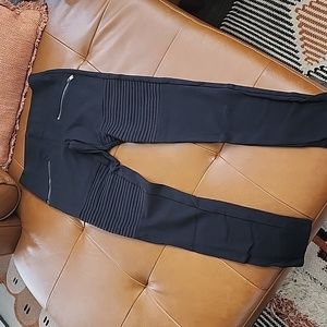 Express Moto leggings, black. Size small
